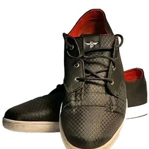 Creative Reaction Men’s Black Dress Shoes 11.5 Y2K Gothic Grunge Boho Retro[1D